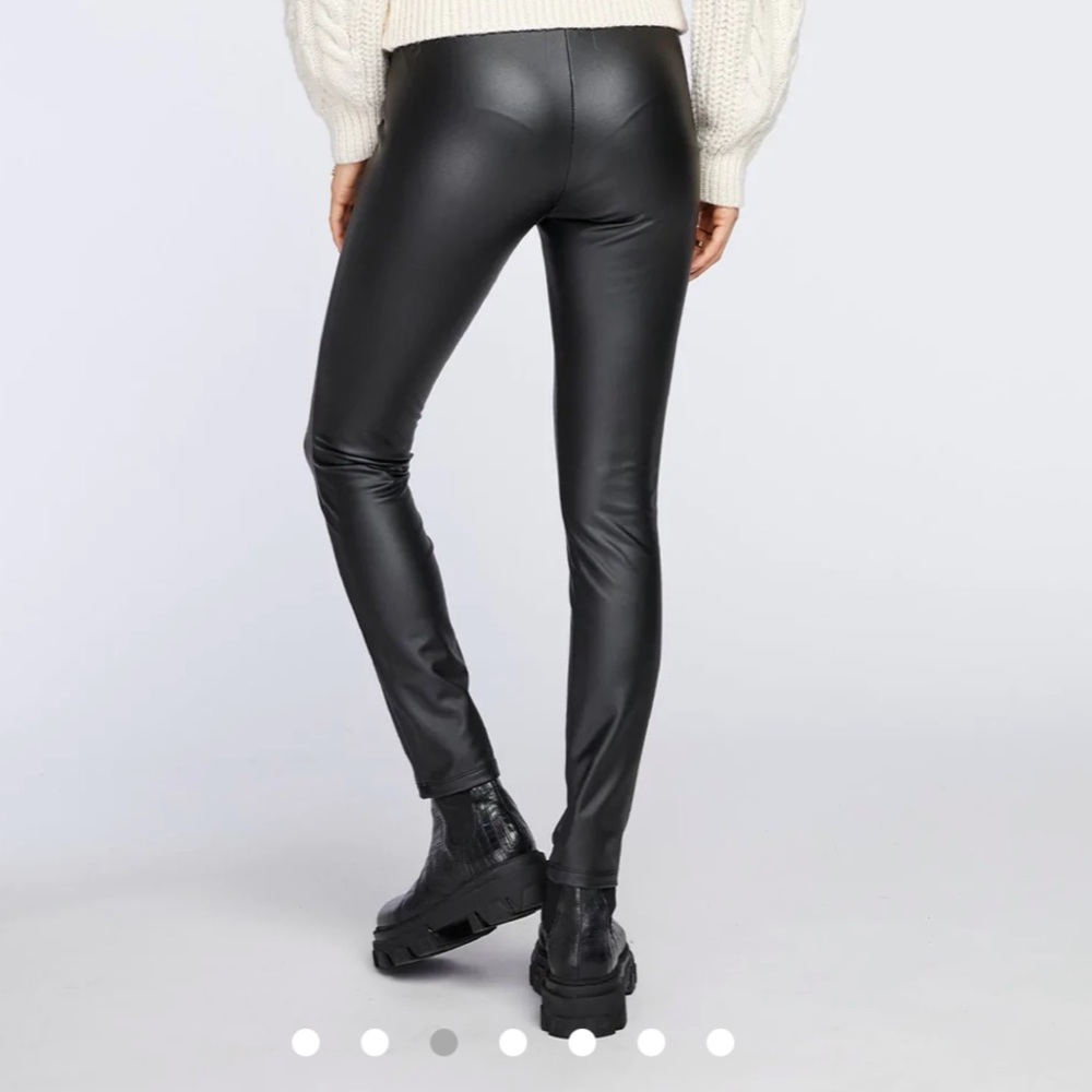 GENTLE FAWN Donovan High Waisted Faux Leather Pants